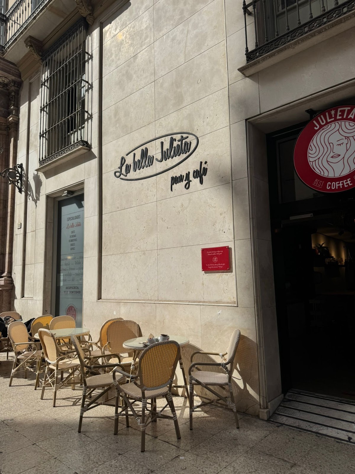 La bella Julieta | coffee bar in Málaga