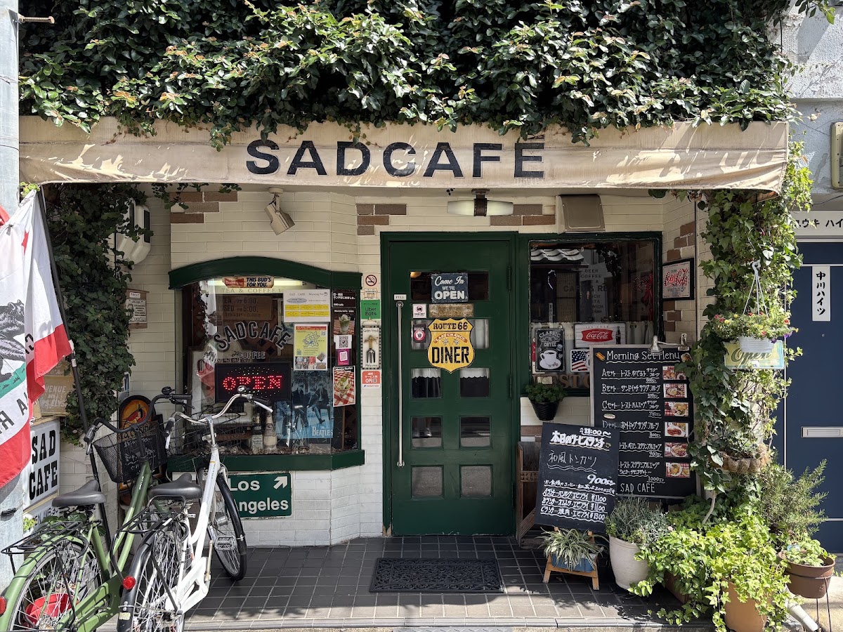 Sad cafe in Osaka